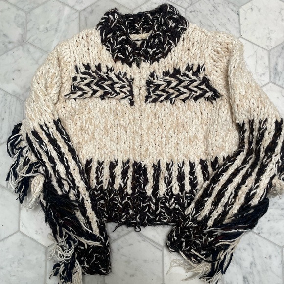 Free People Gorgeous In and Out Zip Up Sweater Cardigan Jacket XS - Picture 6 of 16